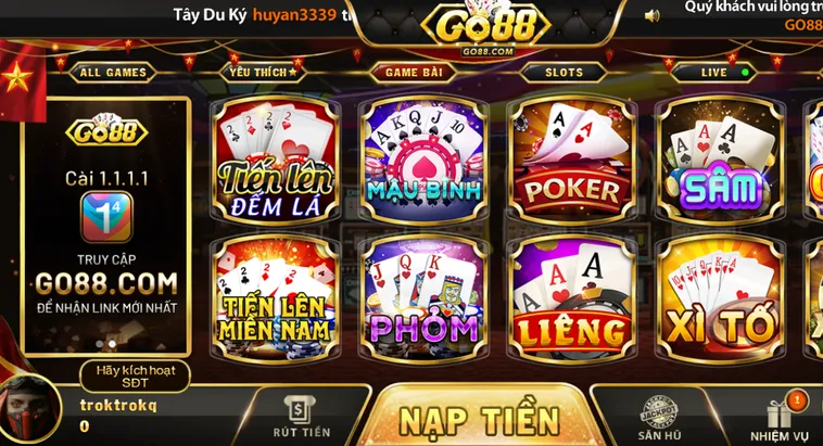Game Bài Go88 Hệ Sinh Thái Giải Trí Trực Tuyến Đẳng Cấp Quốc Tế
