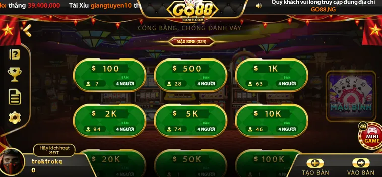Chiến Thuật Sắp Xếp Mậu Binh Tại Go88 Để Đánh Bại Đối Thủ Và Thu Lợi Nhuận Khủng