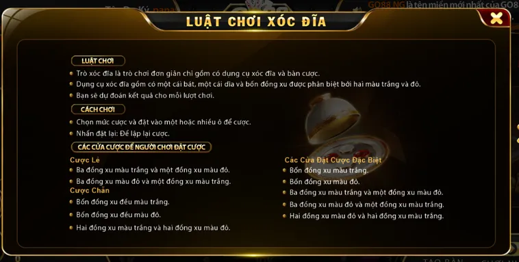 Casino Xóc Đĩa Tại Go88 Sân Chơi Giải Trí Dân Gian Công Nghệ Cao 2026